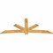 Ekena Millwork Alberta Rough Sawn Timber Gable Bracket, Western Red Cedar, 96"W x 40"H x 2"D x 6"F, 10/12 Pitch GBW096X40X0206ALB00RWR - alternate 4